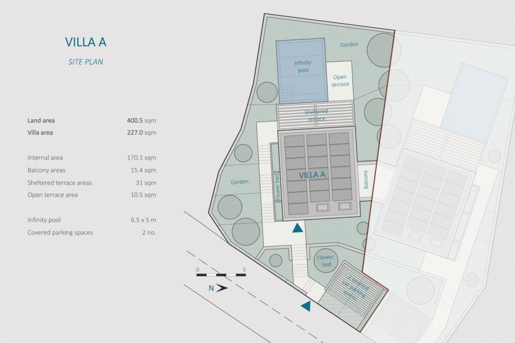 Good Earth Projects Tudorovici Villa A Site plan
